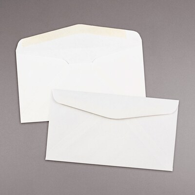 JAM Paper #6 3/4 Business Envelope, 3 5/8" x 6 1/2", White, 500/Box (1633983I)