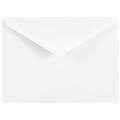 JAM Paper® 4Bar A1 Invitation Envelopes with V-Flap, 3.625 x 5.125, White, 25/Pack (4023204)