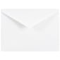 JAM Paper® 4Bar A1 Invitation Envelopes with V-Flap, 3.625 x 5.125, White, Bulk 250/Box (4023204h)