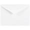 JAM Paper® 4Bar A1 Invitation Envelopes with V-Flap, 3.625 x 5.125, White, 25/Pack (4023204)