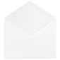 JAM Paper® 4Bar A1 Invitation Envelopes with V-Flap, 3.625 x 5.125, White, 25/Pack (4023204)