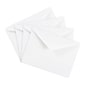 JAM Paper® 4Bar A1 Invitation Envelopes with V-Flap, 3.625 x 5.125, White, Bulk 250/Box (4023204h)