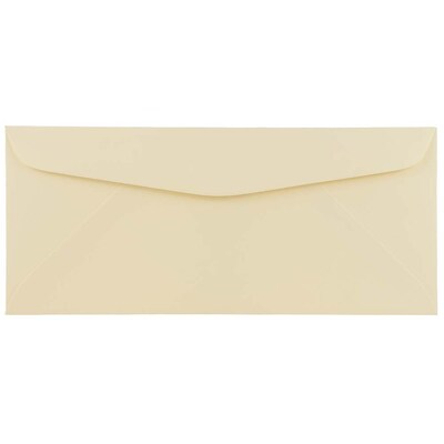 JAM Paper #10 Business Envelope, 4 1/8 x 9 1/2, Ivory, 1000/Pack (24311439)