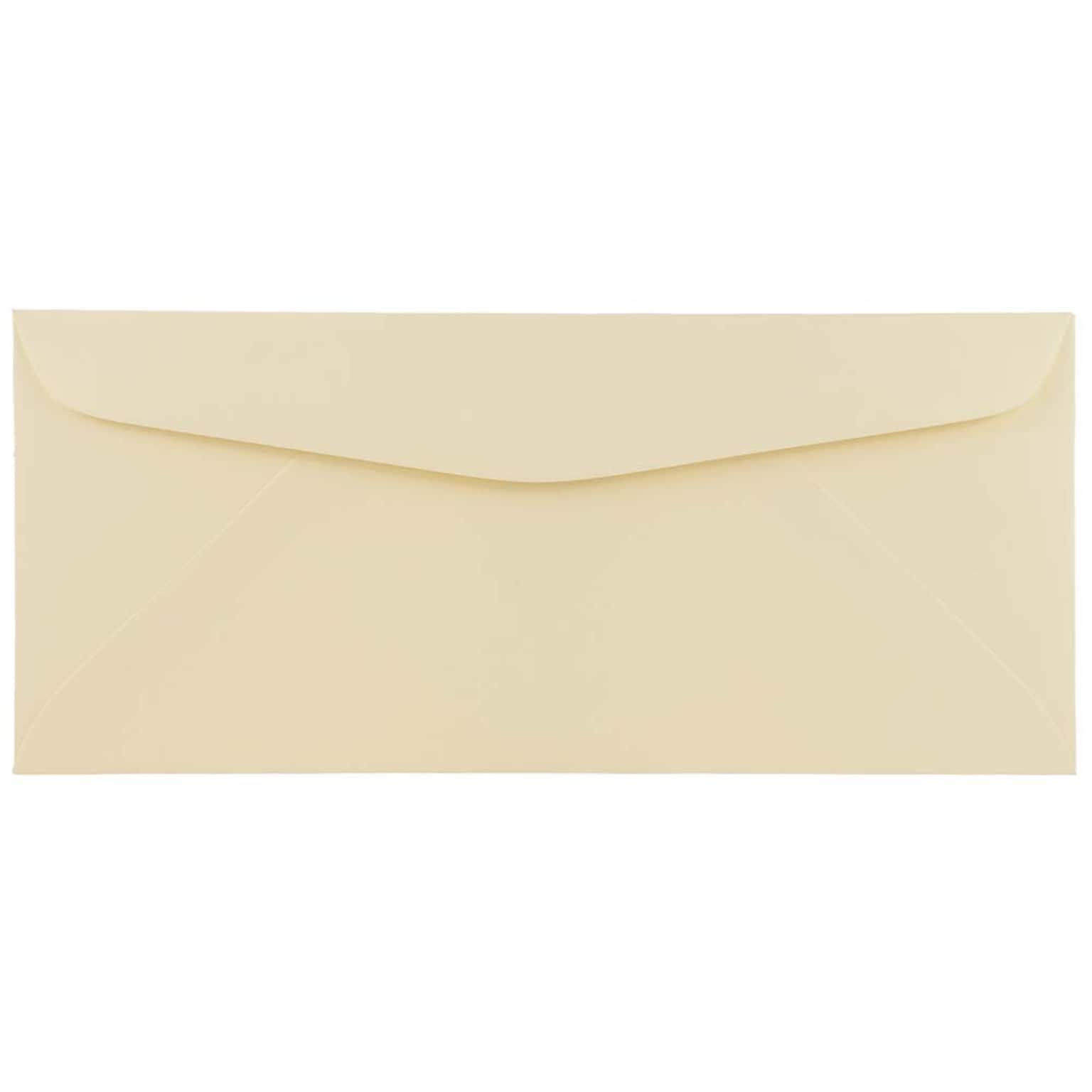JAM Paper #10 Business Envelope, 4 1/8 x 9 1/2, Ivory, 1000/Pack (24311439)
