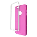 Insten Hard Hybrid TPU Case For Apple iPhone 6s Plus / 6 Plus - Hot Pink/White