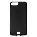 Insten TPU Rubber Candy Skin Gel Case Cover For Apple iPhone 7 Plus/ 8 Plus, Black