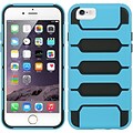 Insten Hard Hybrid Silicone Cover Case for Apple iPhone 6 / 6s - Black/Blue