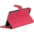 Insten Leather Wallet Pouch Flip Stand Case w/ Card Slot For Apple iPhone 6s Plus / 6 Plus - Red