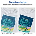 Avery Stretchable Heat Transfers for Light Fabrics, Inkjet, 8.5 x 11, 5 Transfers/Pack (3302)