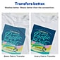 Avery Stretchable Heat Transfers for Light Fabrics, Inkjet, 8.5" x 11", 5 Transfers/Pack (3302)