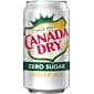 Canada Dry Zero Sugar Ginger Ale Soda, 12 oz., 24/Carton (00078000148169)
