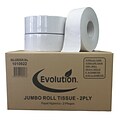 Evolution Jumbo Roll Bath Tissue, 2 Ply, 1000 Roll,12/Carton (PRO00457)