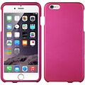 Insten Hard Rubber Coated Cover Case for Apple iPhone 6s Plus / 6 Plus - Hot Pink
