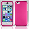 Insten For iPhone 5c Rubberized Case - Rose Pink