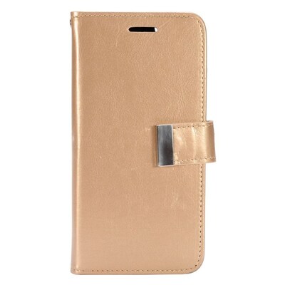 Insten Leather Wallet Cover Case with Card slot & Photo Display For Apple iPhone 6s / 6 - Gold