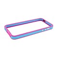 Insten Rubber Bumper Case For Apple iPhone 5S 5 - Blue/Hot Pink