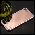 Insten TPU Rubber Clear Gummy Cover Case For Apple iPhone 7/ 8, Rose Gold