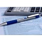 Zebra F-301 Retractable Ballpoint Pen, Fine Point, 0.7mm, Blue Ink, Dozen (27120)