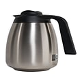 Bunn Stainless Steel Thermal Carafe, Silver/Black (51746.0001)