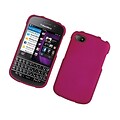 Insten Rubberized Hard Snap-in Case Cover for BlackBerry Q10 - Hot Pink