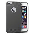 Insten Rubber Gel Skin Cover Case For Apple iPhone 6s Plus / 6 Plus - Gray