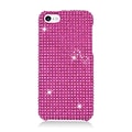 Insten Hard Diamante Case For Apple iPhone 5C - Hot Pink