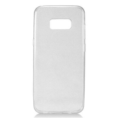 Insten Frosted Pattern TPU Candy Skin Gel Rubber Back Case Cover For Samsung Galaxy S8+ S8 Plus - White