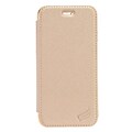 Insten PU1 Electroplating TPU Wallet Leather Pouch Case Cover for Apple iPhone 7/ 8, Gold/Silver