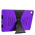 Insten Wave Symbiosis Dual Layer Hybrid Stand Amor Shockproof Case Cover For Apple iPad Pro (9.7) - Purple/Black