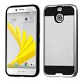 Insten Hard Dual Layer TPU Case For HTC Bolt - Silver/Black