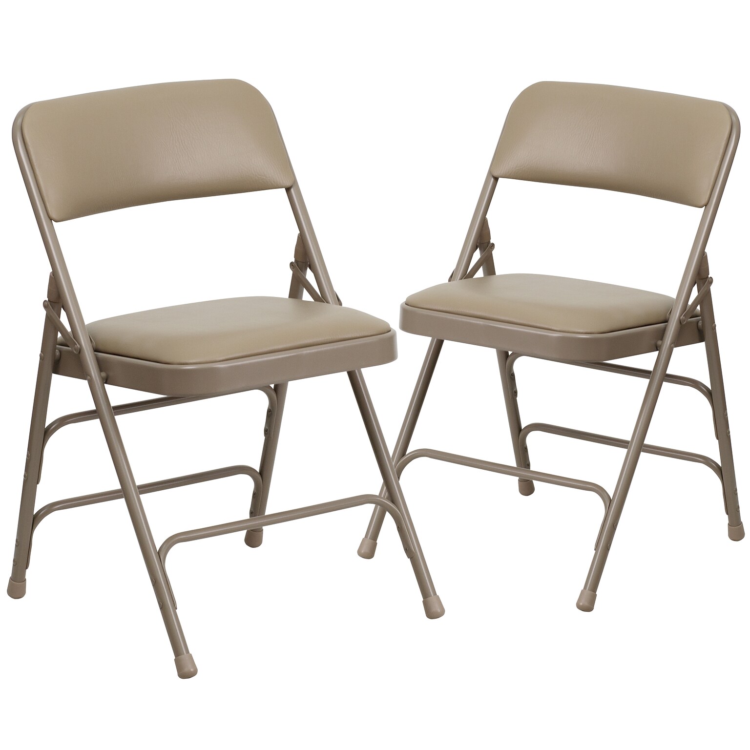 Flash Furniture HERCULES Series Vinyl Banquet/Reception Chair, Beige, 2/Pack (2HAMC309AVBGE)