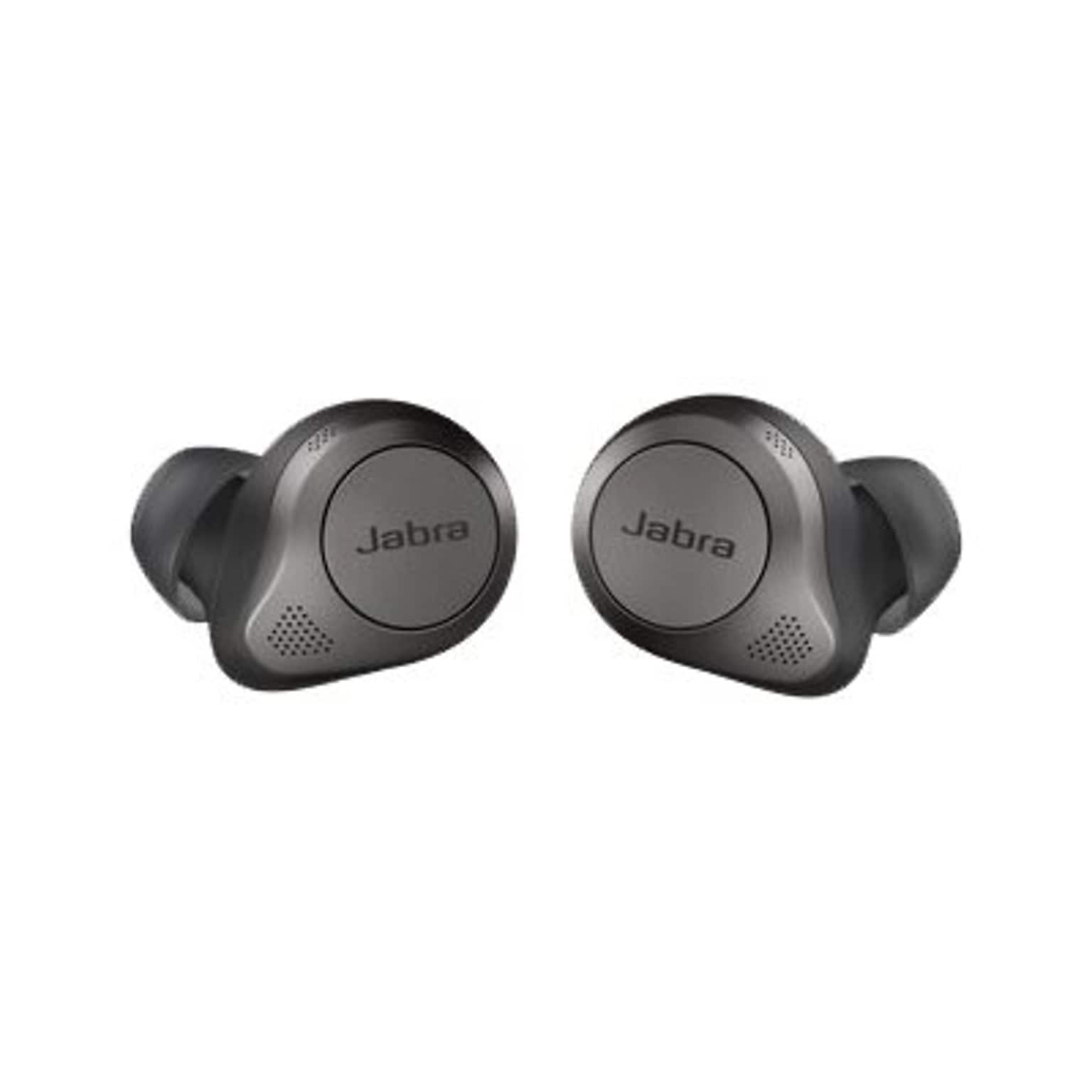 Jabra Elite 85T Wireless Noise Canceling Stereo, Earbuds, Titanium Black (100-99190000-02)