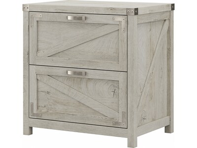 kathy ireland® Home by Bush Furniture 2-Drawer Lateral File Cabinet, Letter/Legal, Cottage White, 29