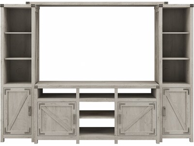 kathy ireland® Home by Bush Furniture Cottage Grove Console TV Stand, Screens up to 70", Cottage White (CGR023CWH)