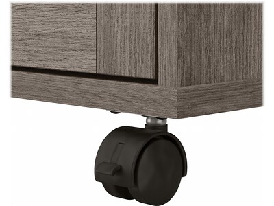 Bush Furniture Knoxville 2-Drawer Mobile File Cabinet, Restored Gray (CGF116RTG-03)