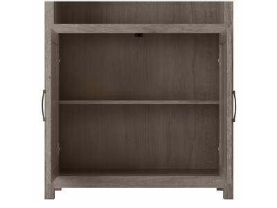 kathy ireland® Home by Bush Furniture Cottage Grove 5-Shelf 72"H Bookcase, Restored Gray (CGB132RTG-03)