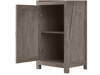 kathy ireland® Home by Bush Furniture Cottage Grove 5-Shelf 72"H Bookcase, Restored Gray (CGB118RTG-03)