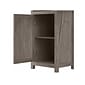 kathy ireland® Home by Bush Furniture Cottage Grove 5-Shelf 72"H Bookcase, Restored Gray (CGB118RTG-03)