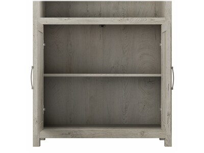 kathy ireland® Home by Bush Furniture Cottage Grove 5-Shelf 72"H Bookcase, Cottage White (CGB132CWH-03)
