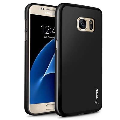Galaxy S7 Case, by Insten TPU Pudding Skin Rubber Gel Shell Case Cover for Samsung Galaxy S7 - Black