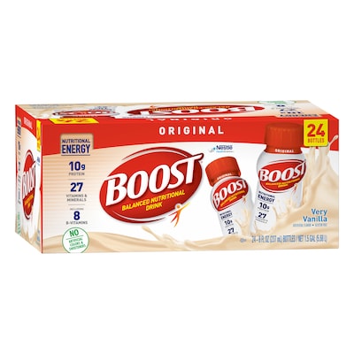 Boost Vanilla Balanced Nutritional Drink, 8 oz., 24/Box (307-00193)