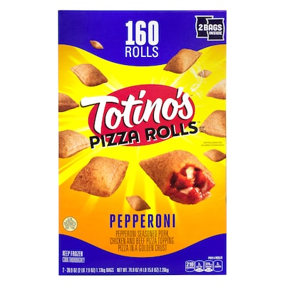 Totino's Pepperoni Pizza Rolls, 160 Rolls (49481)