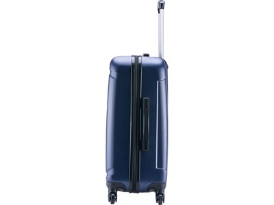 InUSA Pilot 24" Hardside Suitcase, 4-Wheeled Spinner, TSA Checkpoint Friendly, Blue (IUPIL00M-BLU)