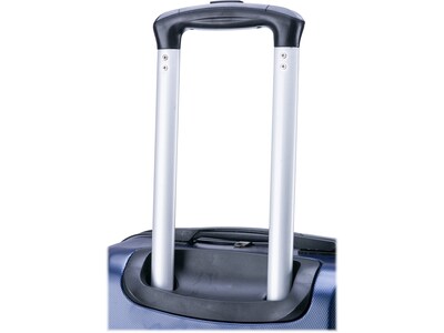InUSA Pilot 24" Hardside Suitcase, 4-Wheeled Spinner, TSA Checkpoint Friendly, Blue (IUPIL00M-BLU)