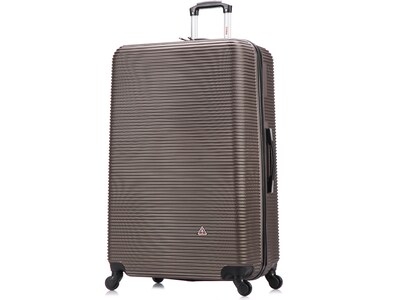 InUSA Royal 32 Hardside Suitcase, 4-Wheeled Spinner, TSA Checkpoint Friendly, Brown (IUROY00XL-BRO)