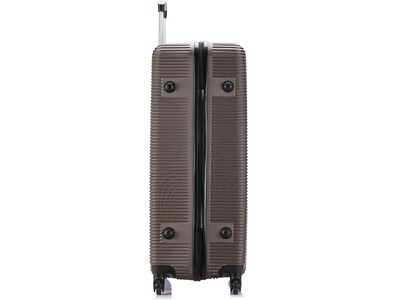 InUSA Royal 32" Hardside Suitcase, 4-Wheeled Spinner, TSA Checkpoint Friendly, Brown (IUROY00XL-BRO)
