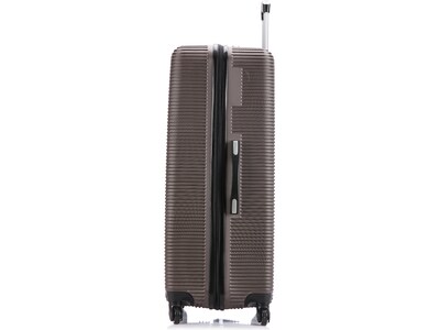 InUSA Royal 32" Hardside Suitcase, 4-Wheeled Spinner, TSA Checkpoint Friendly, Brown (IUROY00XL-BRO)