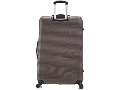 InUSA Royal 32" Hardside Suitcase, 4-Wheeled Spinner, TSA Checkpoint Friendly, Brown (IUROY00XL-BRO)