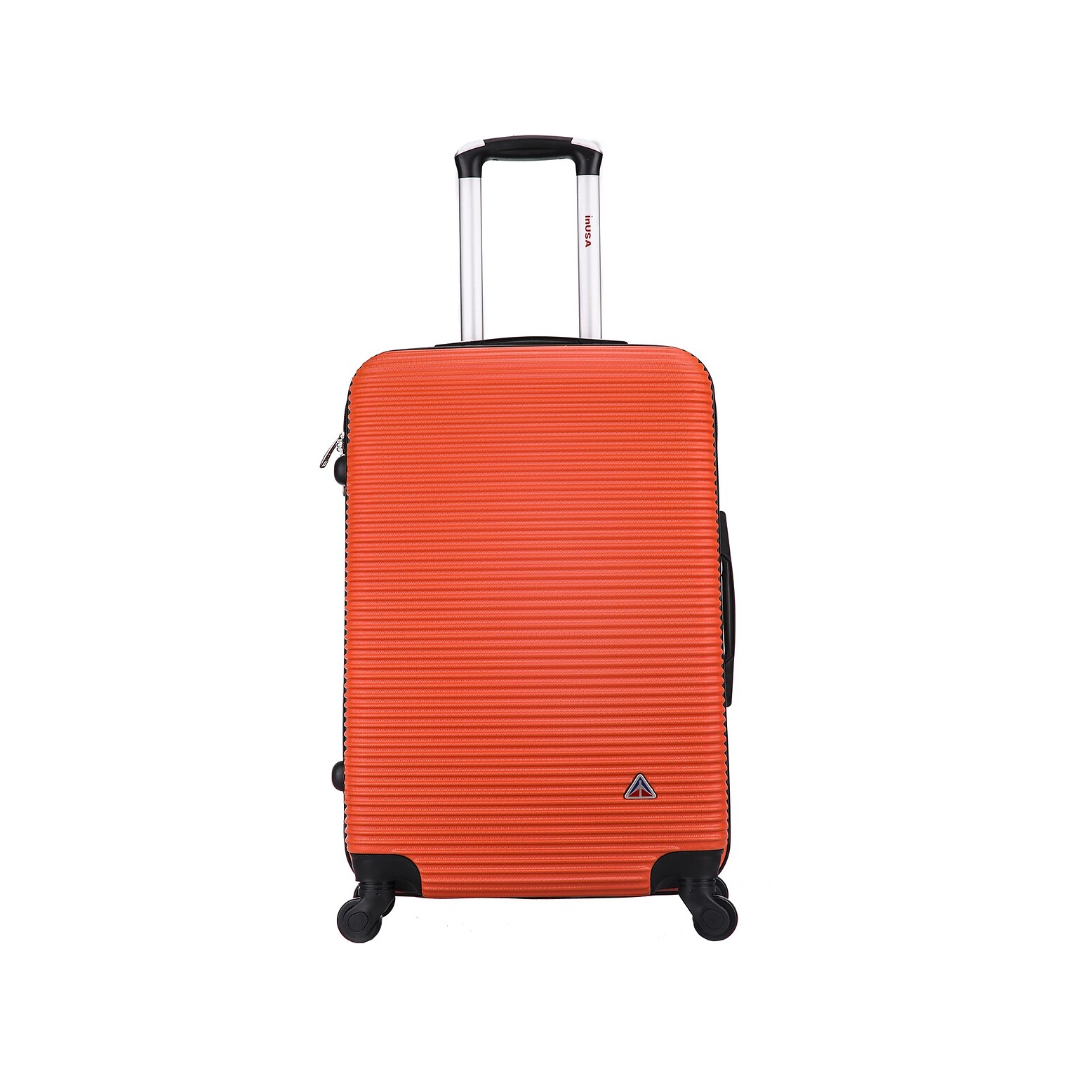 InUSA Royal 24 Hardside Suitcase, 4-Wheeled Spinner, TSA Checkpoint Friendly, Orange (IUROY00M-ORG)