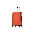 InUSA Royal Medium Plastic 4-Wheel Spinner Luggage, Orange (IUROY00M-ORG)